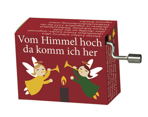 Music box "Vom Himmel hoch" - Christmas-Design