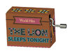 Spieluhr "The Lion Sleeps Tonight" in Box "World Hits 1"