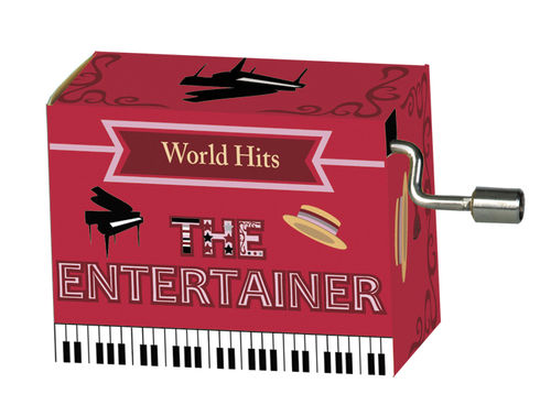 Music box "Entertainer" in Box "World Hits 1"