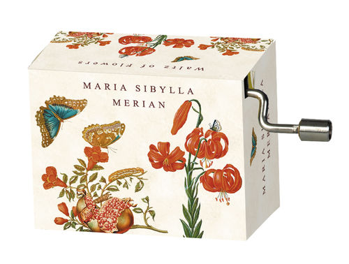 Spieluhr "Blumenwalzer" in Box "Merian - Schmetterlinge"