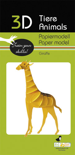3D Papiermodell - Giraffe