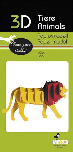 3D Papiermodell - Löwe