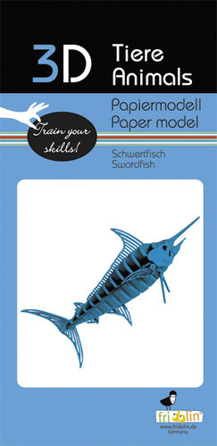 3D Papiermodell - Schwertfisch