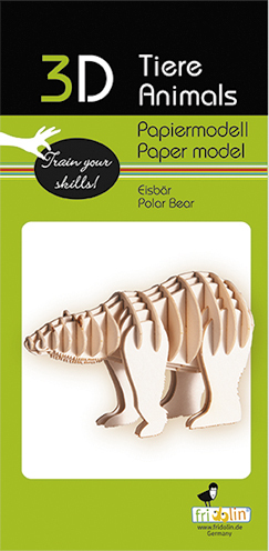 3D Papiermodell - Eisbär