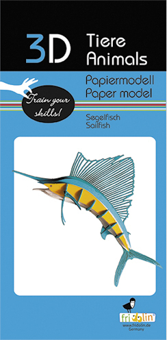 3D Papiermodell - Segelfisch