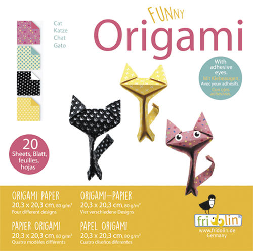 Funny Origami - Katzen, groß