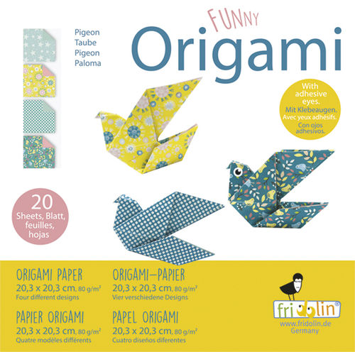 Funny Origami - Pigeons, big