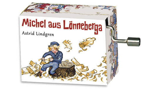Spieluhr "Michel im Holzschuppen", Melodie: Michel war ein Lausejunge