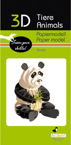 3D Papiermodell - Panda