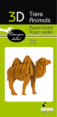 3D Papiermodell - Kamel