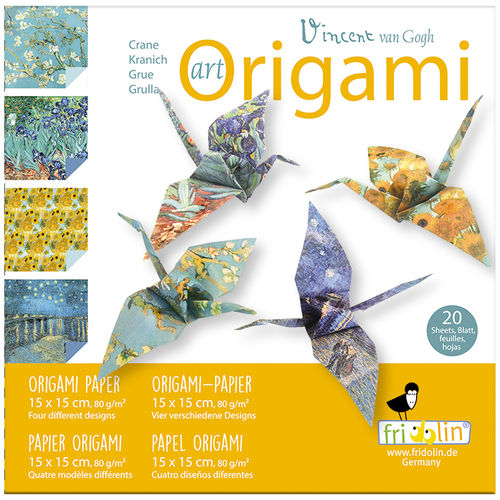 Art Origami - Kranich - Vincent van Gogh