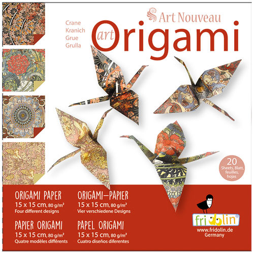 Art Origami - Art Nouveau - Kranich