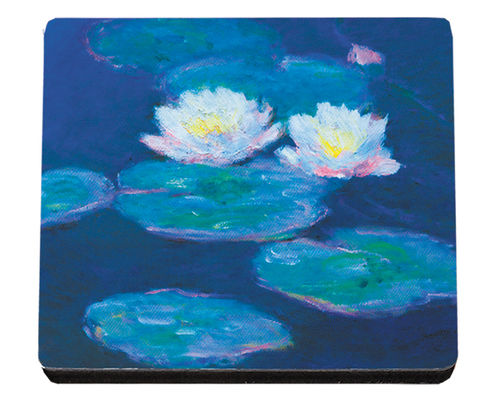 Coaster, Monet, Water lillies, Print on MDF