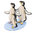 3D Papiermodell - Pinguinfamilie