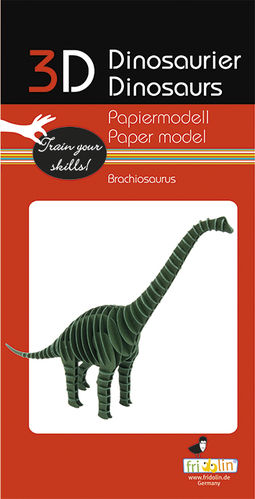 3D Papiermodell - Brachiosaurus