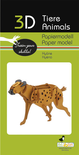 3D Papiermodell - Hyäne