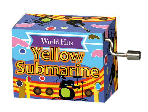 Music box Yellow Submarine,World Hits Rock'n Pop