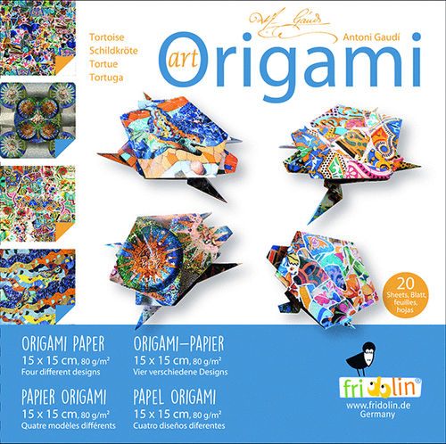 Art Origami -  Antoni Gaudi - Schildkröte