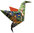 Art Origami -  Henri Rousseau - Kolibri