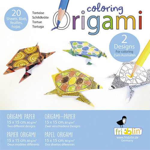 Coloring Origami -  Schildkröten