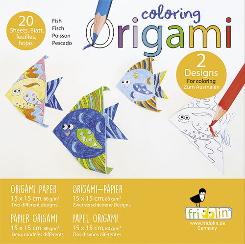 Coloring Origami -  Fische