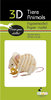 3D Papiermodell - Weiße Maus