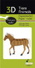 3D Paper model - Haflinger horse