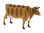 3D Paper model - Cow, brown