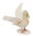 3D Papiermodell - Weiße Taube