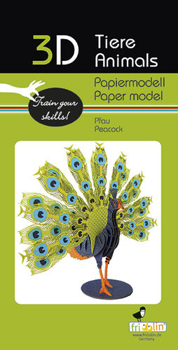 3D Paper model - Peacock