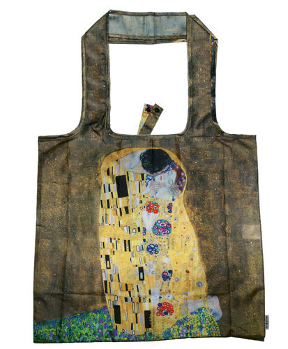 Tasche, Gustav Klimt, "Der Kuss", recycled eco bag