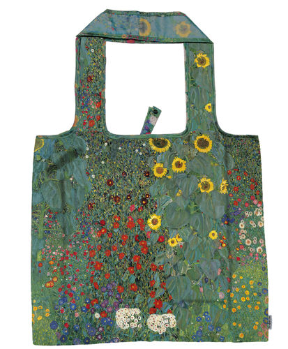 Bag, Gustav Klimt, "Farm Garden", recycled eco bag