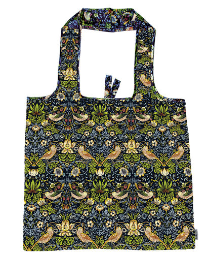 Bag, William Morris, "Strawberry Thief", recycled eco bag