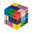Colour Sudoku-Cube, wood, IQ-Test