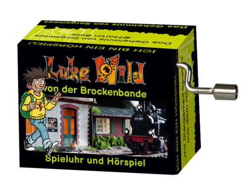 Music box, "Steigerlied" - Luke Wild von der Brockenbande - Incl. radio play as QR code!