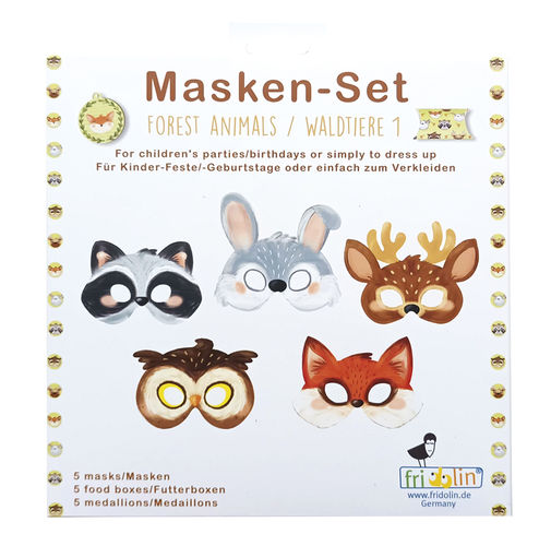 Masken-Set "Waldtiere 1"