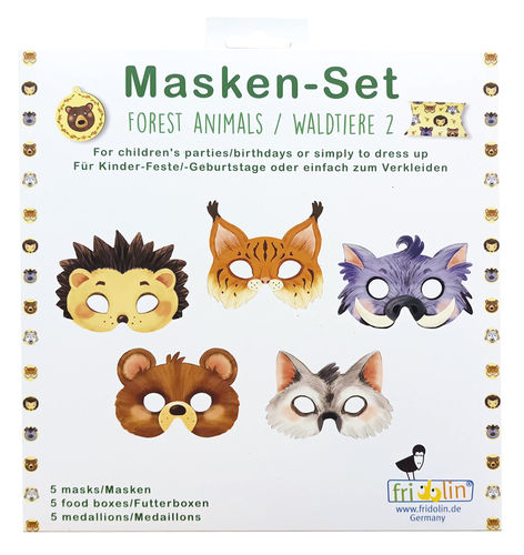 Masken-Set "Waldtiere 2"